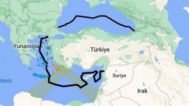 Foto - Yunanistan'ı şoka sokan harita! Darbeyi beklemedikleri yerden yediler