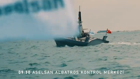 Foto - Dünyayı şoka sokacak anlar! Bayraktar TB2 işaretledi, Türk İDA'sı gemiyi bir anda batırdı