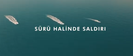 Foto - Dünyayı şoka sokacak anlar! Bayraktar TB2 işaretledi, Türk İDA'sı gemiyi bir anda batırdı