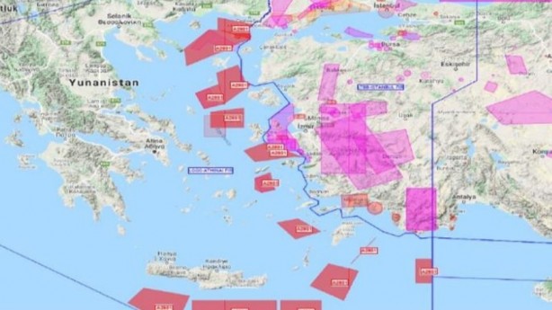 Foto - Yunanistan’ın karın ağrısı belli oldu! Dışişleri Bakanlığı haritayı yayınladı