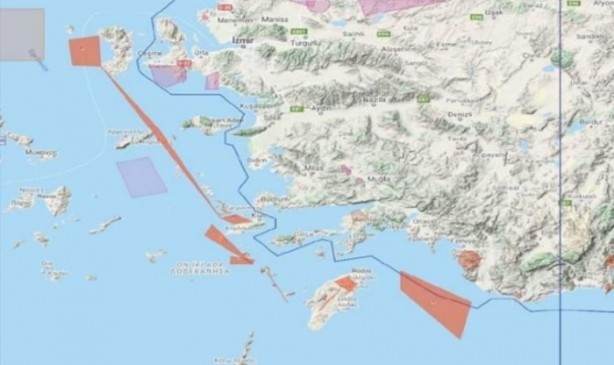 Foto - Yunanistan’ın karın ağrısı belli oldu! Dışişleri Bakanlığı haritayı yayınladı