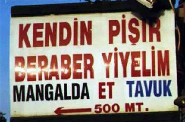 Foto - Yurdum esnafından komik yazılar