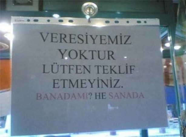 Foto - Yurdum insanından komik ilanlar