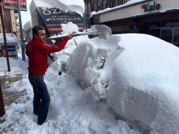 Foto - Yurtta kış böyle yaşanıyor