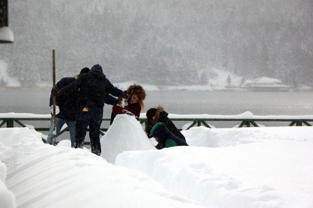 Foto - Yurtta kış böyle yaşanıyor