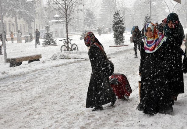 Foto - Yurtta kış böyle yaşanıyor