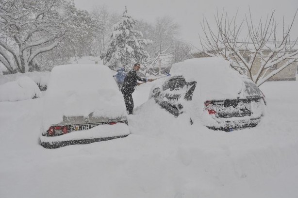 Foto - Yurtta kış böyle yaşanıyor
