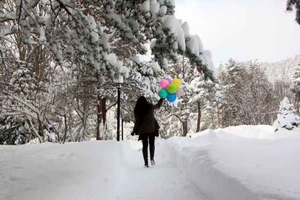 Foto - Yurtta kış böyle yaşanıyor