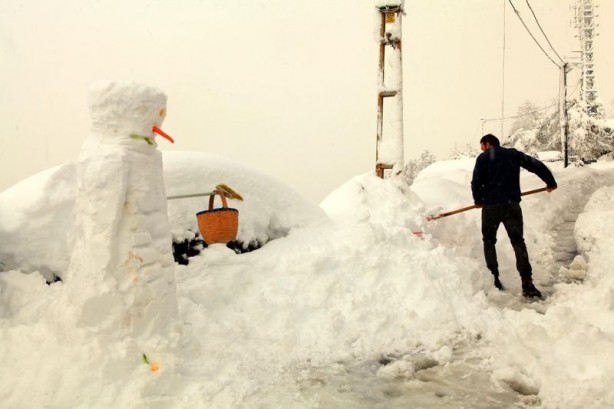 Foto - Yurtta kış böyle yaşanıyor