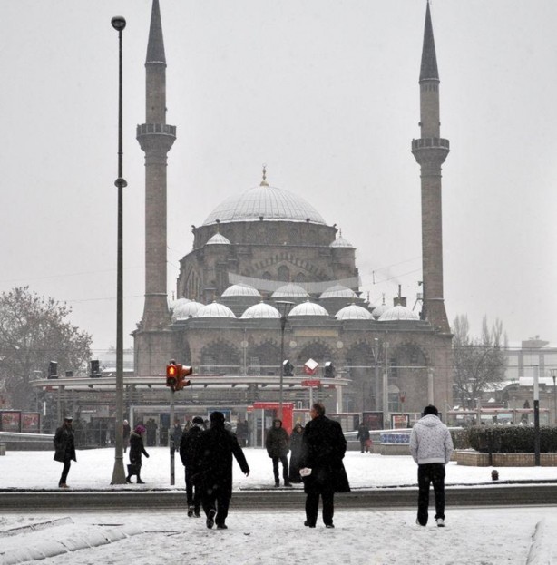 Foto - Yurttan kar manzaraları...