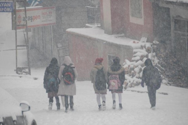 Foto - Yurttan kar manzaraları...