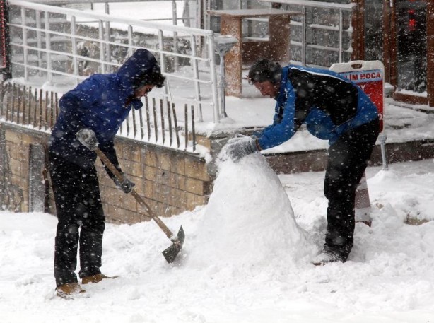 Foto - Yurttan kar manzaraları...