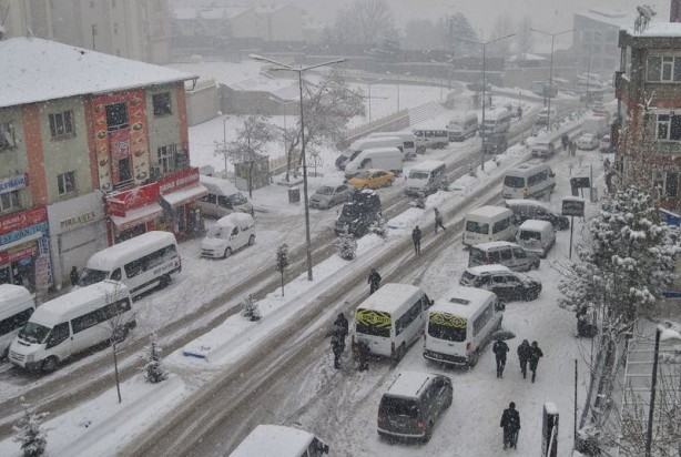 Foto - Yurttan kar manzaraları...