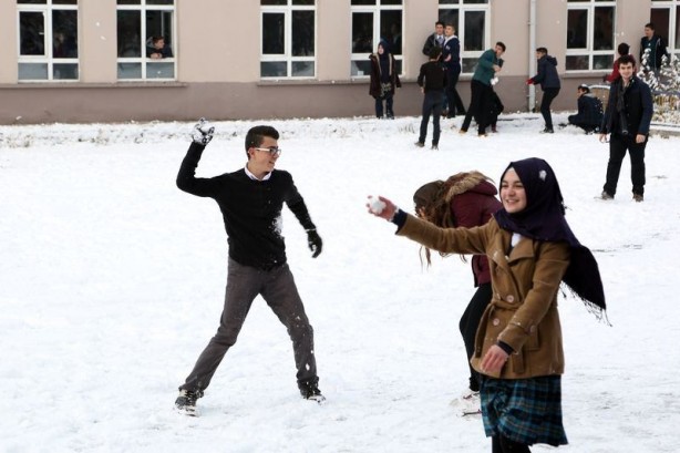 Foto - Yurttan kar manzaraları...