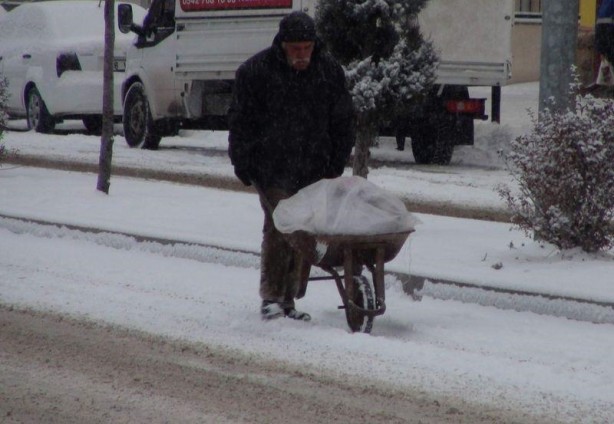 Foto - Yurttan kar manzaraları...