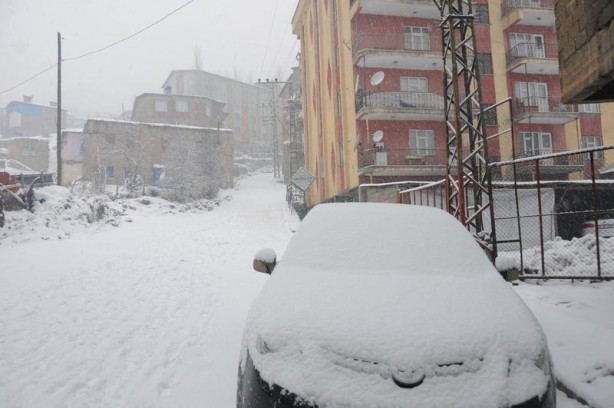 Foto - Yurttan kar manzaraları...