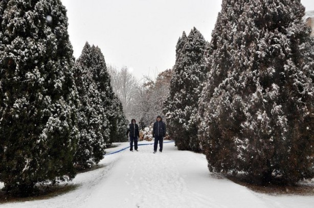 Foto - Yurttan kar manzaraları...