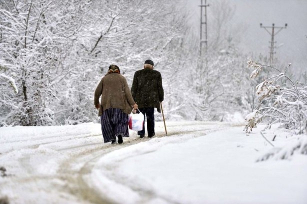 Foto - Yurttan kar manzaraları...