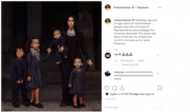 Foto - "Yürüyen silikon" lakaplı Ermeni asıllı Kim Kardashian’ın Türk düşmanlığı