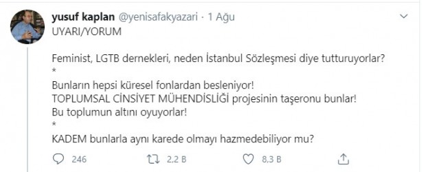 Foto - Yusuf Kaplan'dan sert tepki: KADEM bunlarla aynı karede olmayı hazmedebiliyor mu?
