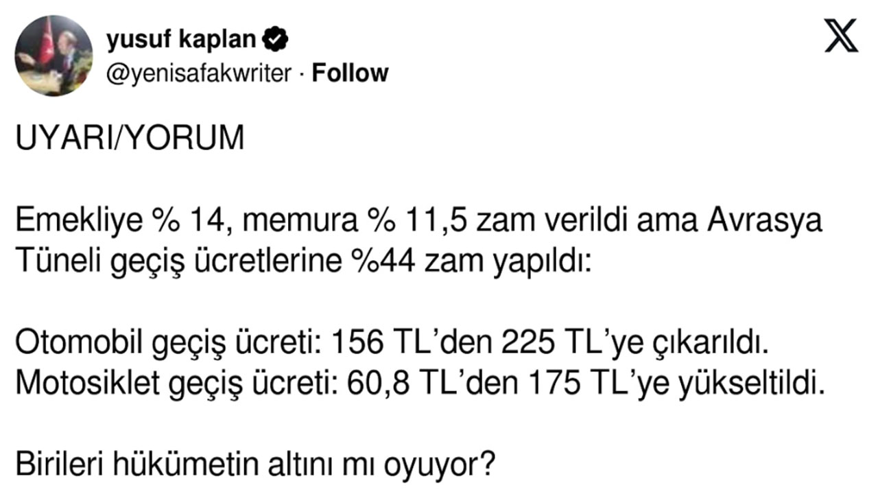 Foto - Yusuf Kaplan'dan sitem: Birileri hükümetin altını mı oyuyor?