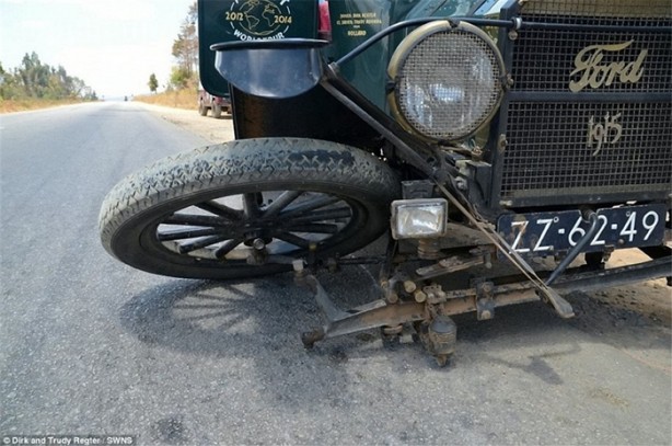 Foto - Yüz yaşındaki arabayla dünya turu