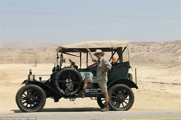 Foto - Yüz yaşındaki arabayla dünya turu