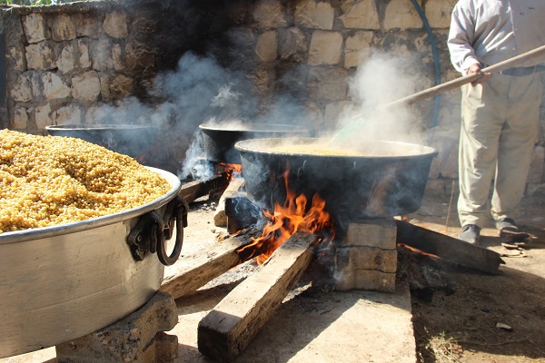 Foto - Yüz yıllık gelenek için kazanlar yeniden ortaya çıktı