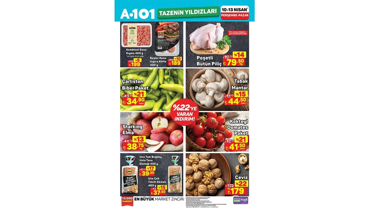 Foto - Yüzde 22’lik dev indirim başladı! A101'de 10-13 Nisan 2025 fırsat kataloğu açıklandı