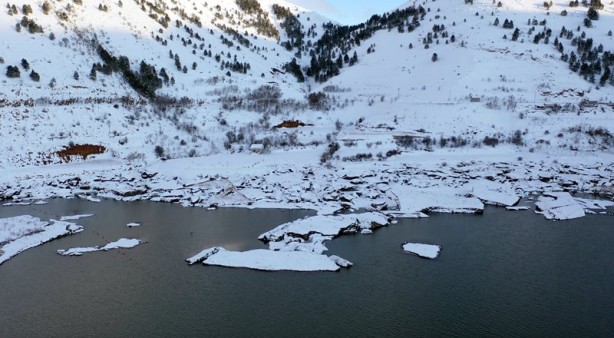 Foto - Yüzen adalar dondu