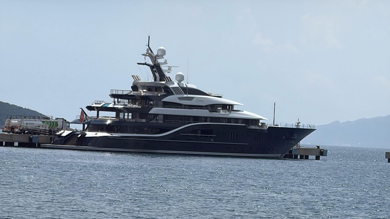 Foto - 'Yüzen saray' Bodrum'a geldi! Haftalık kirası dudak uçuklattı