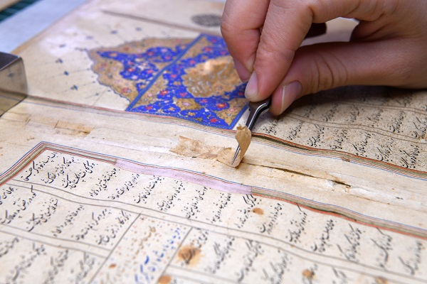 Yüzlerce yıllık eser orada restore edildi