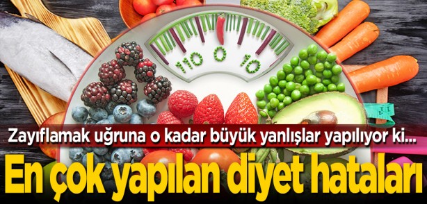 Zayıflamak uğruna o kadar büyük yanlışlar yapılıyor ki: En çok yapılan diyet hataları