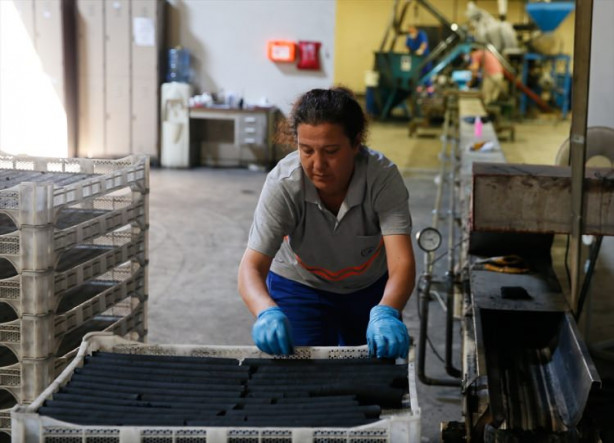 Foto - Zeytin atıklarından mangal kömürü üretiyorlar