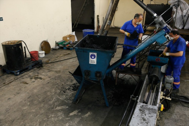 Foto - Zeytin atıklarından mangal kömürü üretiyorlar