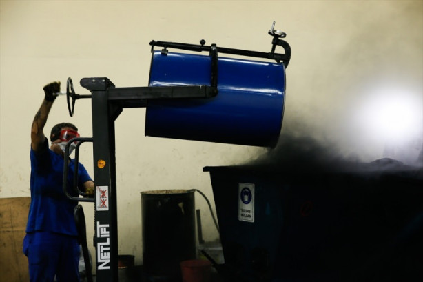 Foto - Zeytin atıklarından mangal kömürü üretiyorlar