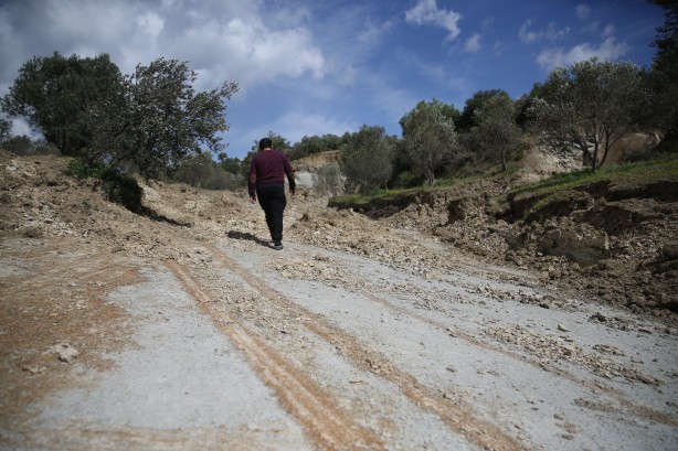 Foto - Zeytin bahçesindeki görüntü depremin boyutunu gözler önüne serdi
