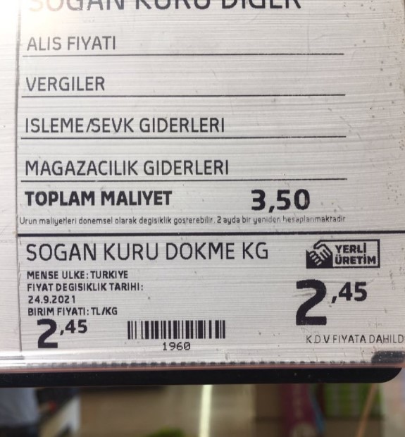 Foto - Zincir marketler zararına mı satıyor? Etiketler gündem oldu