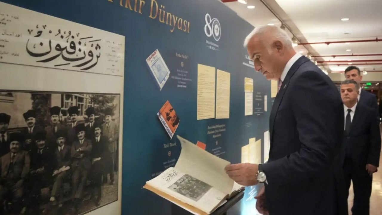 Foto - Doğumunun 150. yılında anılıyor: Ziya Gökalp'in mirası Milli Kütüphane'de 