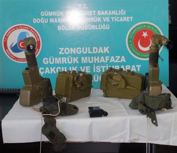 Zonguldak Limanı'nda antitank füzesi ele geçirildi