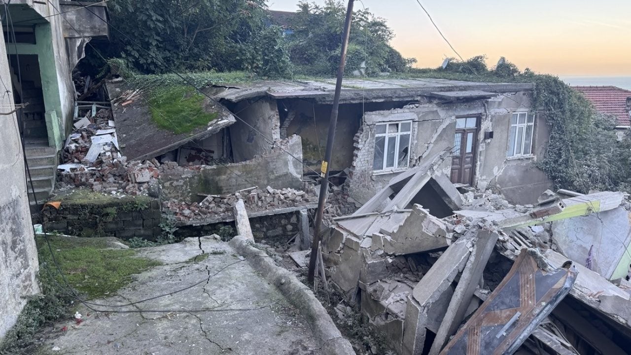 Foto - Zonguldak'ta bina çökmüştü! Çevresindeki 7 bina da tedbiren boşaltıldı