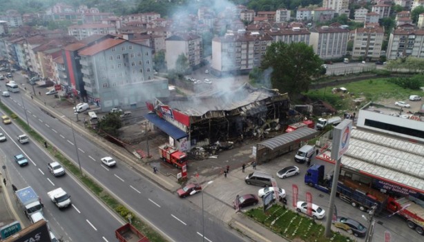 Foto - Zonguldak'taki yangının boyutu gün ağarınca ortaya çıktı