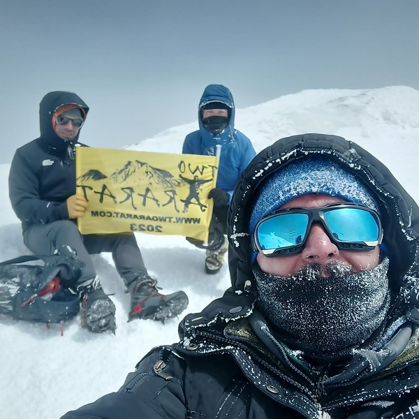 Foto - Zorlu tırmanış 6 saat sürdü! Mayıs ayında -35 derece