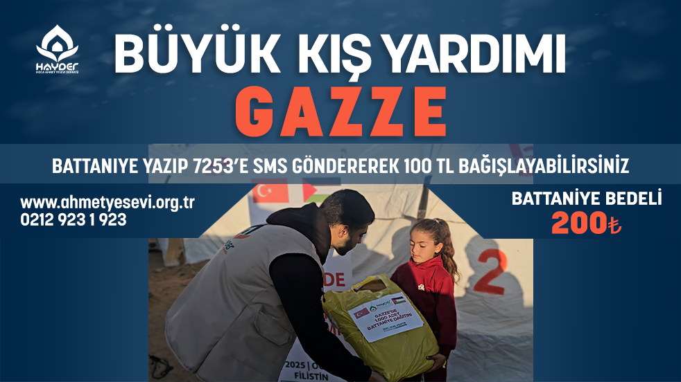 Hayder Gazze Büyük Kış Yardımı 8-14 Aralık