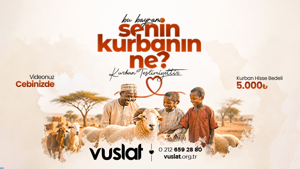 Vuslat Derneği Kurban 2026 27 nisan-4-8-11-15-18-20-22-26 mayıs
