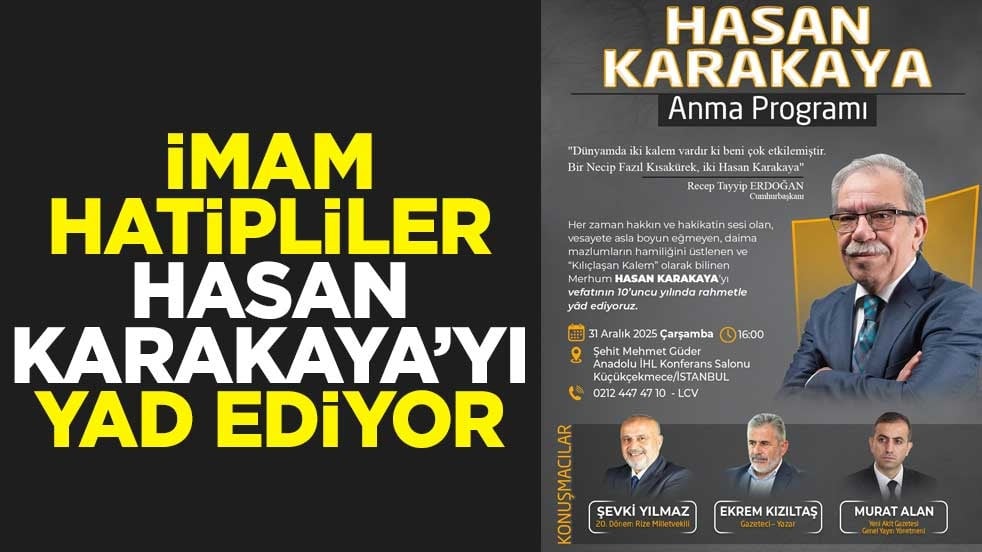 Hasan Karakaya anma haberi
