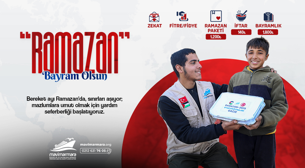 Mavi Marmara Derneği Ramazan 23 şubat