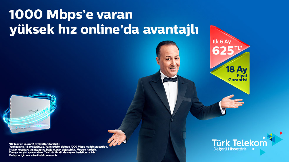 Telekom FBB Efsane indirim onlineda yüksek hız