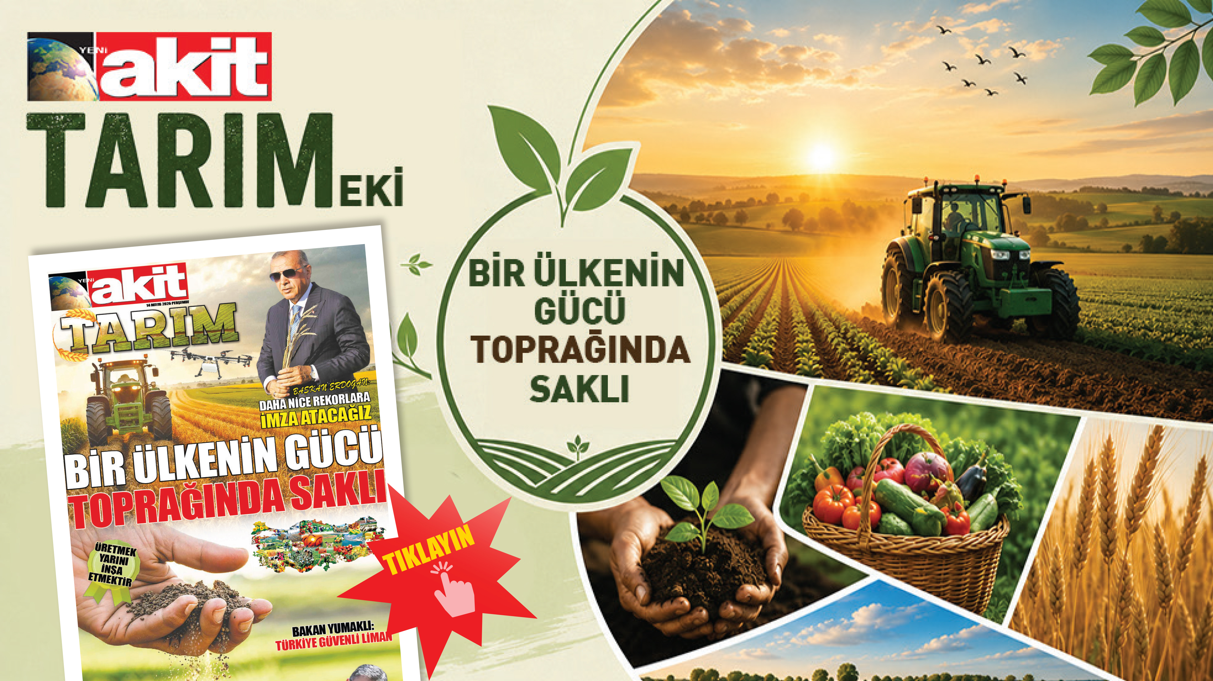 Yeni Akit Tarım Eki 14 Mayıs
