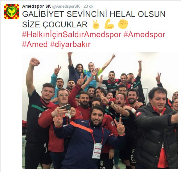 Amedspor Dan Skandal Pkk Tweeti